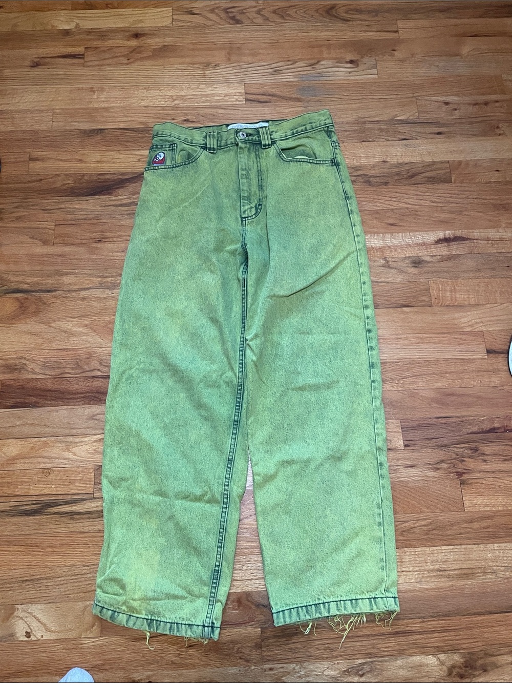 Polar big boys Relaxed-Fit Men’s Green Denim Jeans